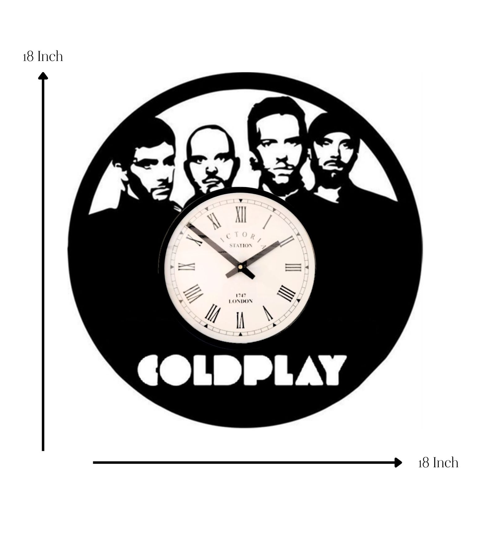 Coldplay Band Wall Clock