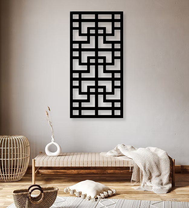Rectangular Creative Pattern Panel