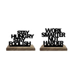 Hungry Minds, Smart Tactics Set of 2 Table Décor