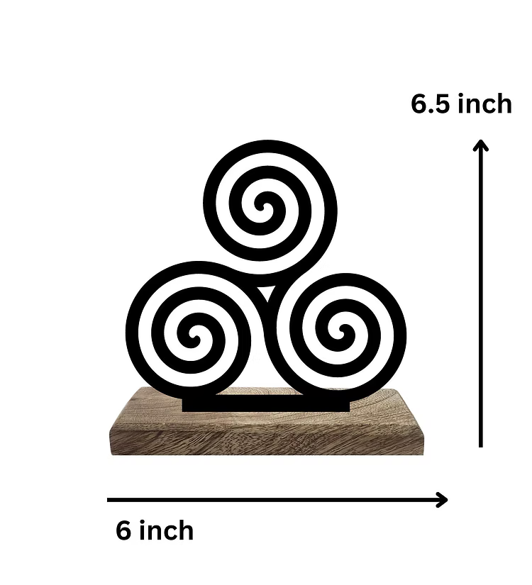 Eternal Knots and Spirals Set of 2 Table Décor