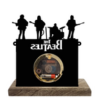 The Beatles Black Table Clock