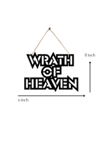 Wrath of Heaven Metal Hanging