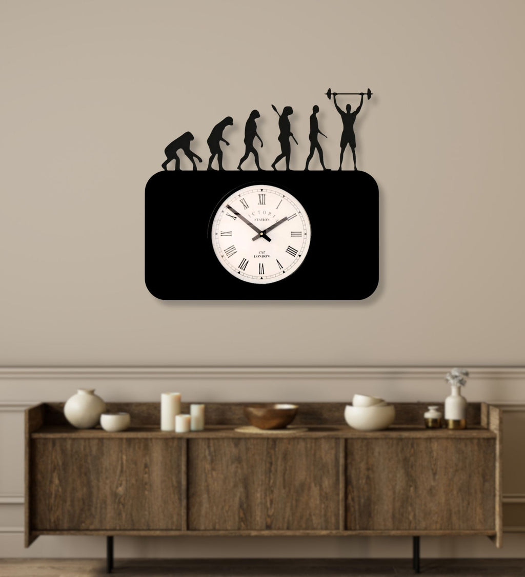 Evolution Gym Wall Clock