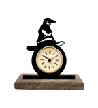 Sorting Hat Harry Potter Black Table Clock