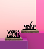 Graphophile Set of 2 Table Décor