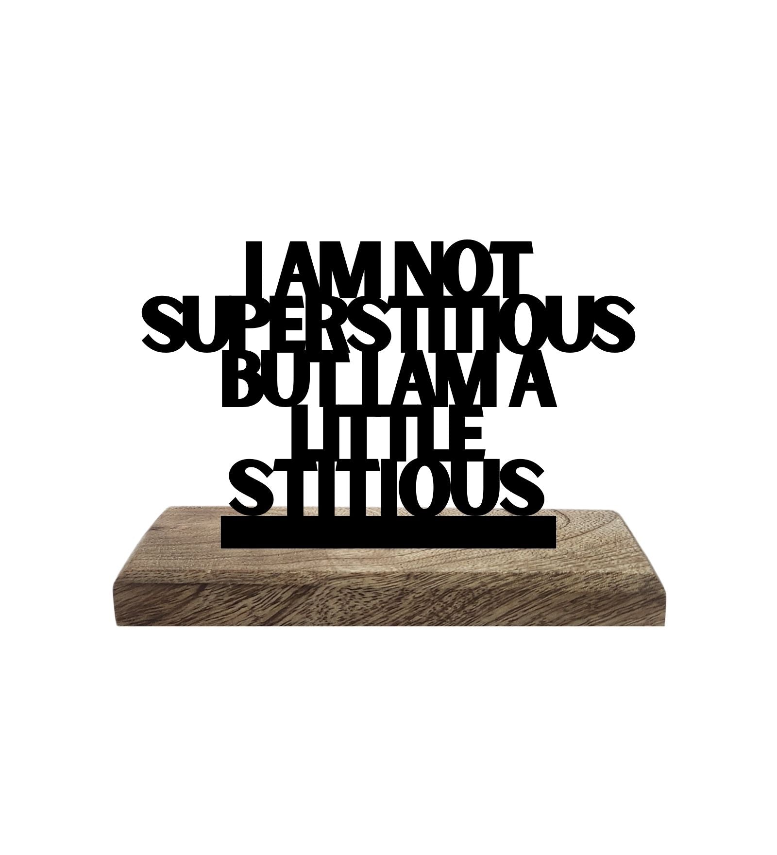 Bold Beliefs, Savage Attitude Set of 2 Table Décor