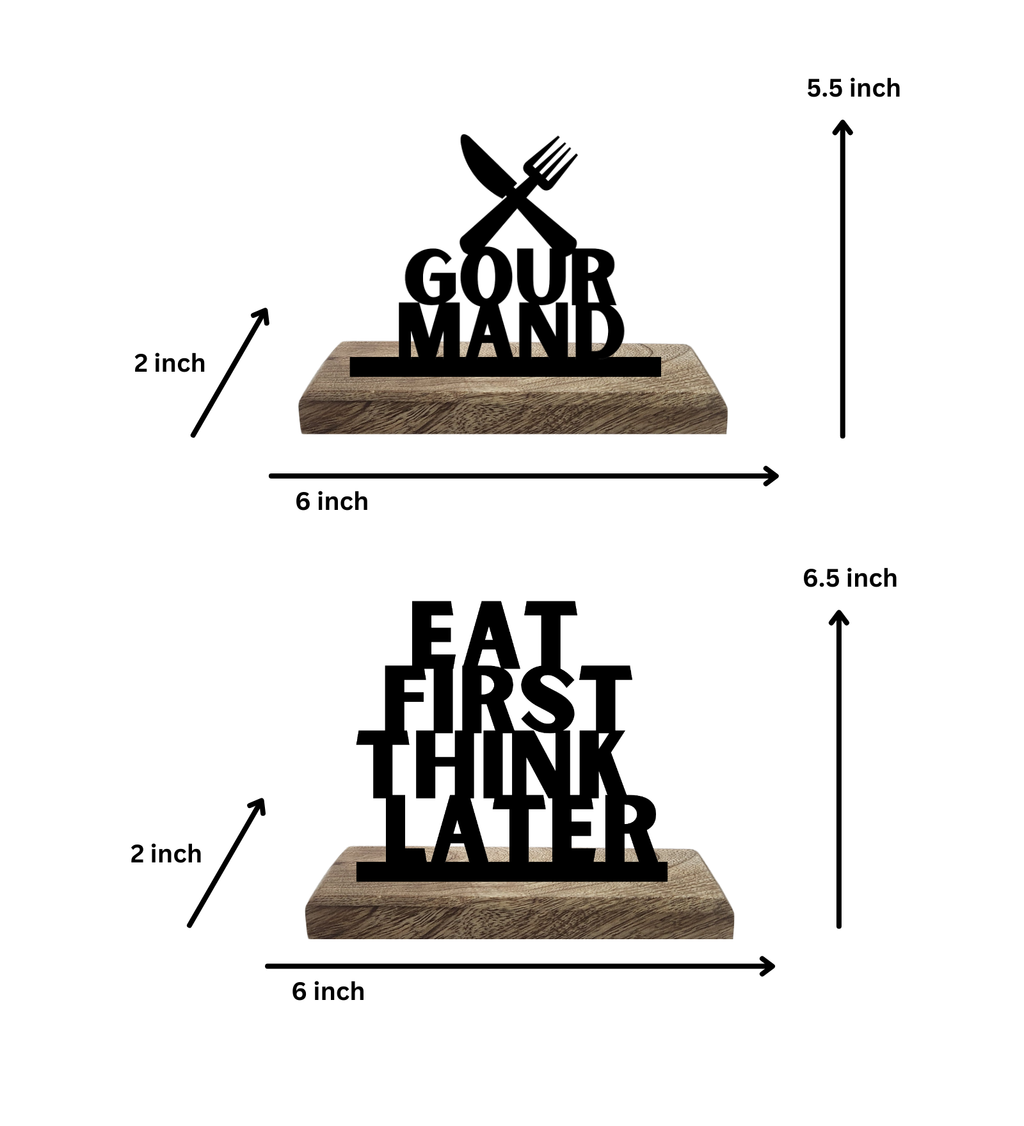 Gourmand Set of 2 Table Décor