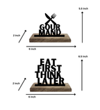 Gourmand Set of 2 Table Décor