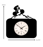 Mountain Biker Wall Clock