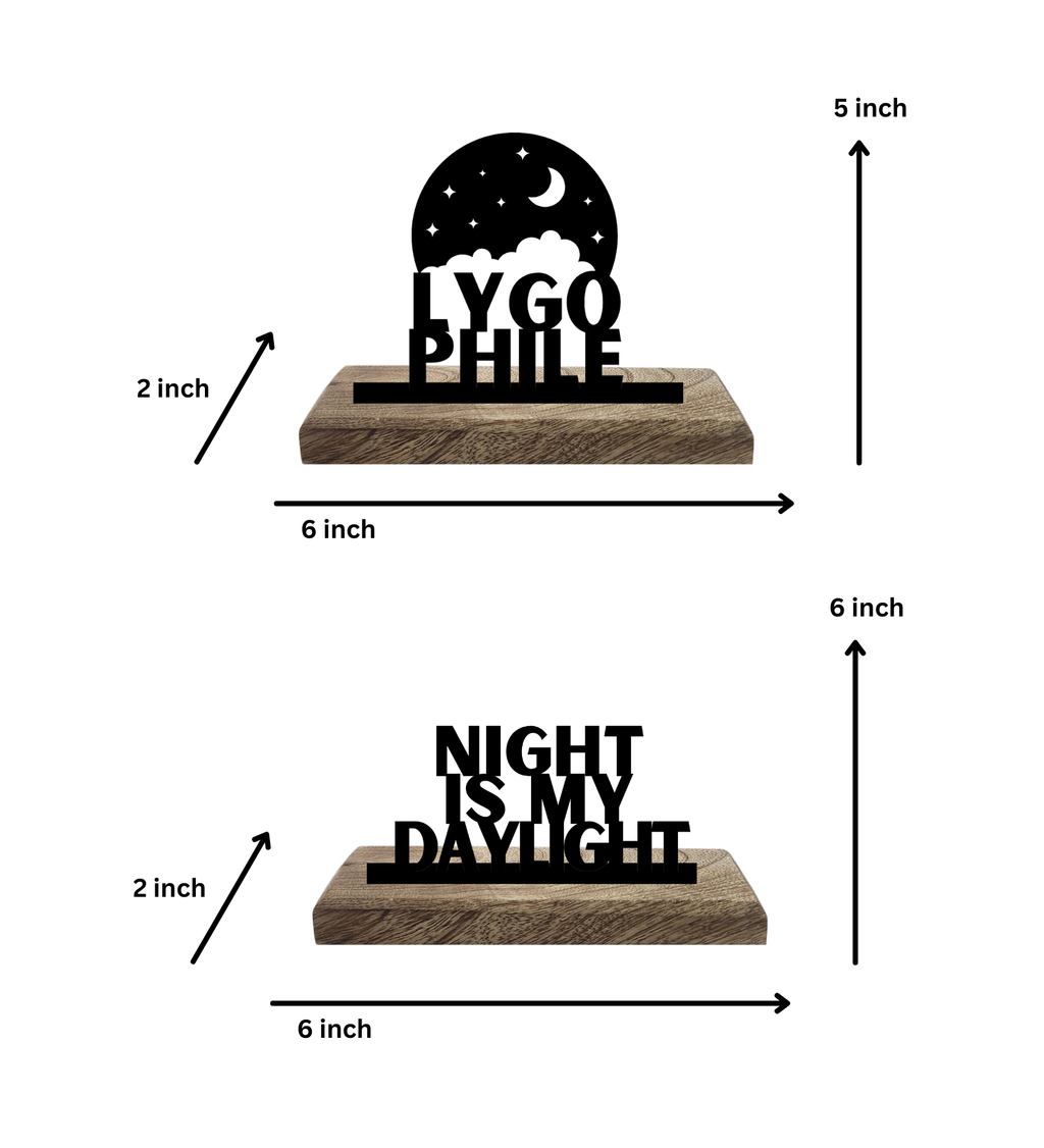 Lygophile Set of 2 Table Décor
