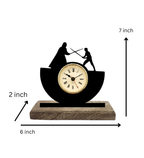 Star Wars Duel Black Table Clock