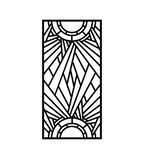 Rectangular Creative Pattern Panel