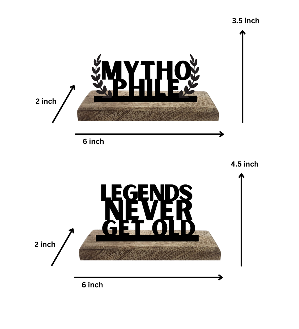 Mythophile Set of 2 Table Décor