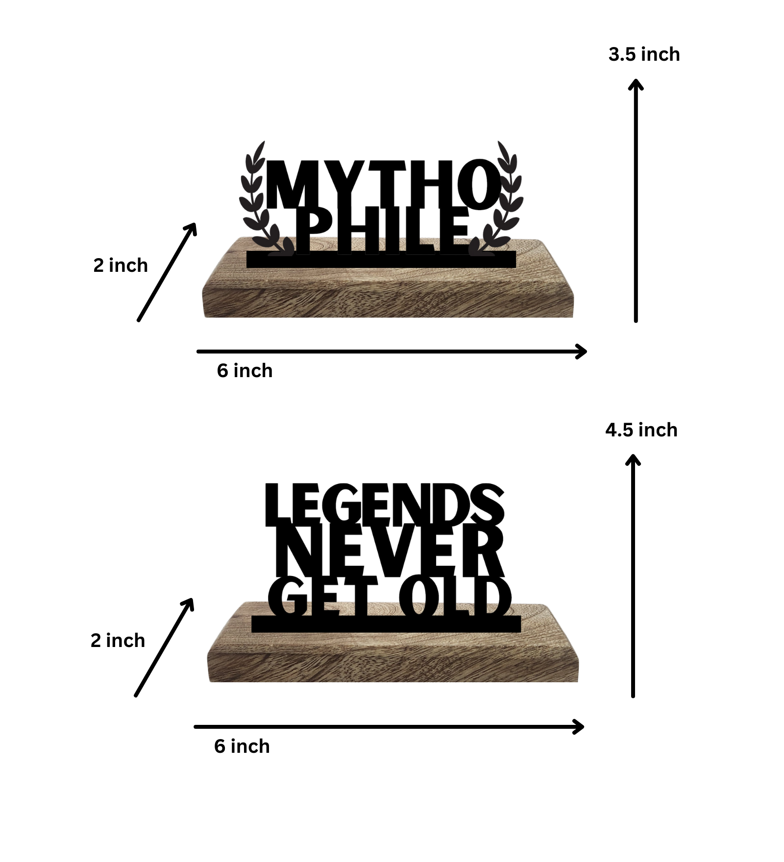 Mythophile Set of 2 Table Décor