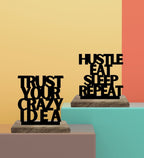 Crazy Hustle Momentum Set of 2 Table Décor