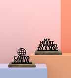 Cartophile Set of 2 Table Décor