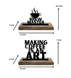 Brew Master Set of 2 Table Décor