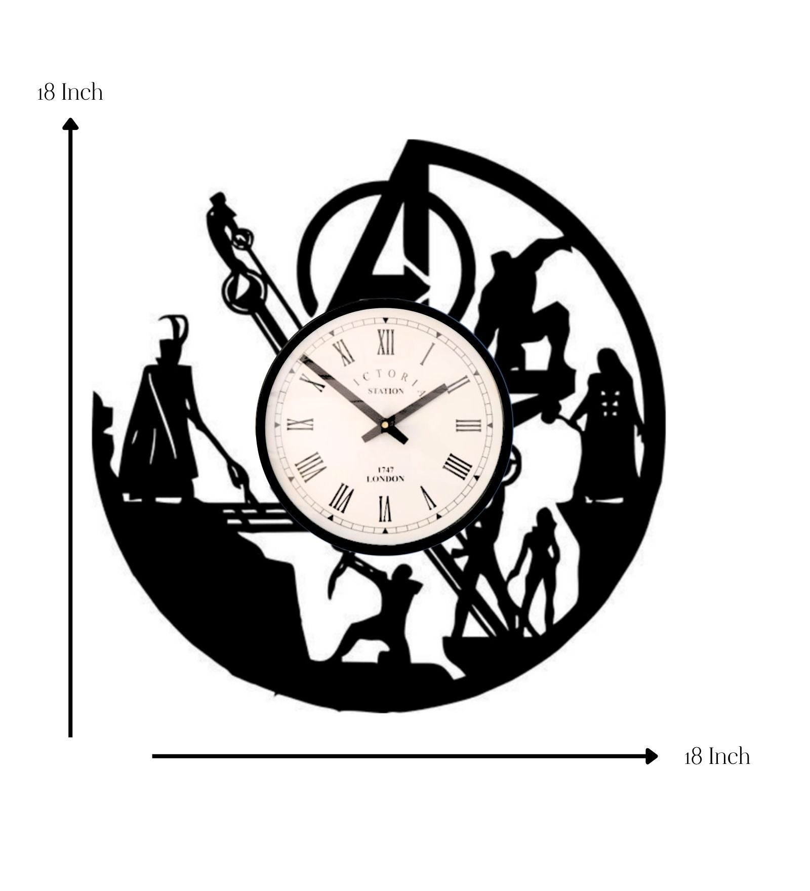 Avengers Marvel Wall Clock