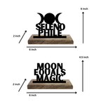 Selenophile Set of 2 Table Décor