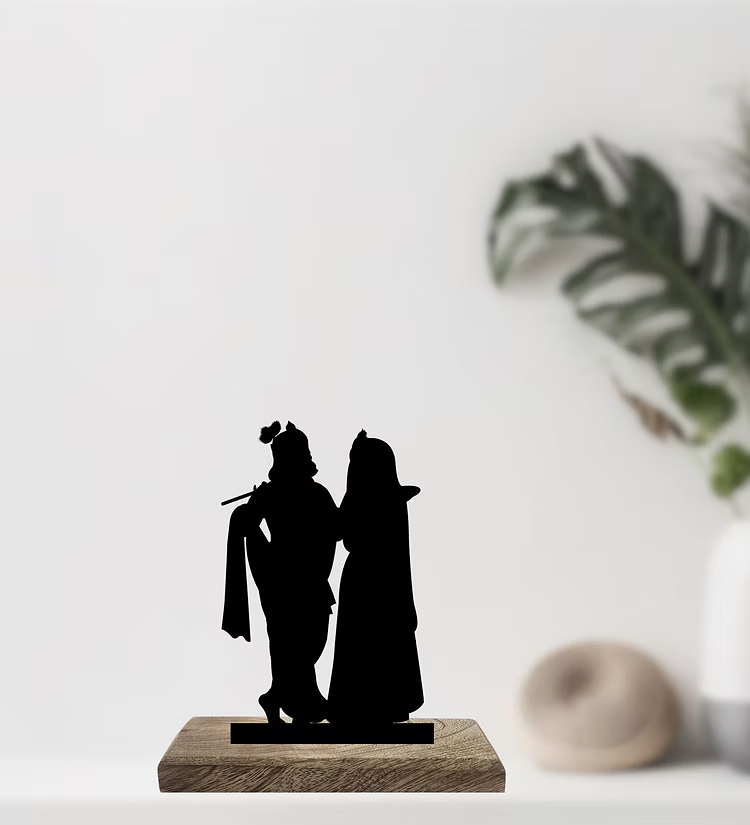 Radhe Krishna Set of 2 Table Décor