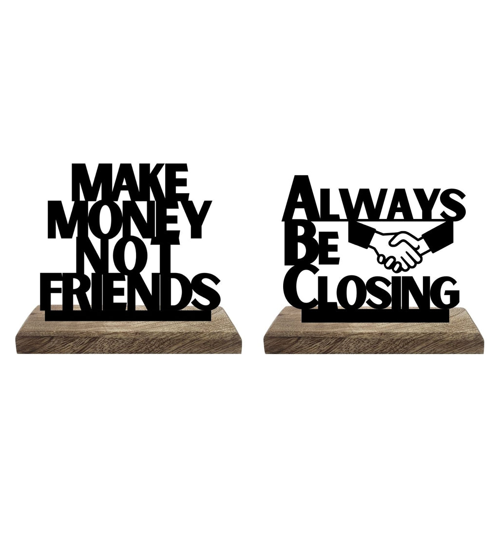 Profitable Connections Set of 2 Table Décor