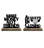 Profitable Connections Set of 2 Table Décor