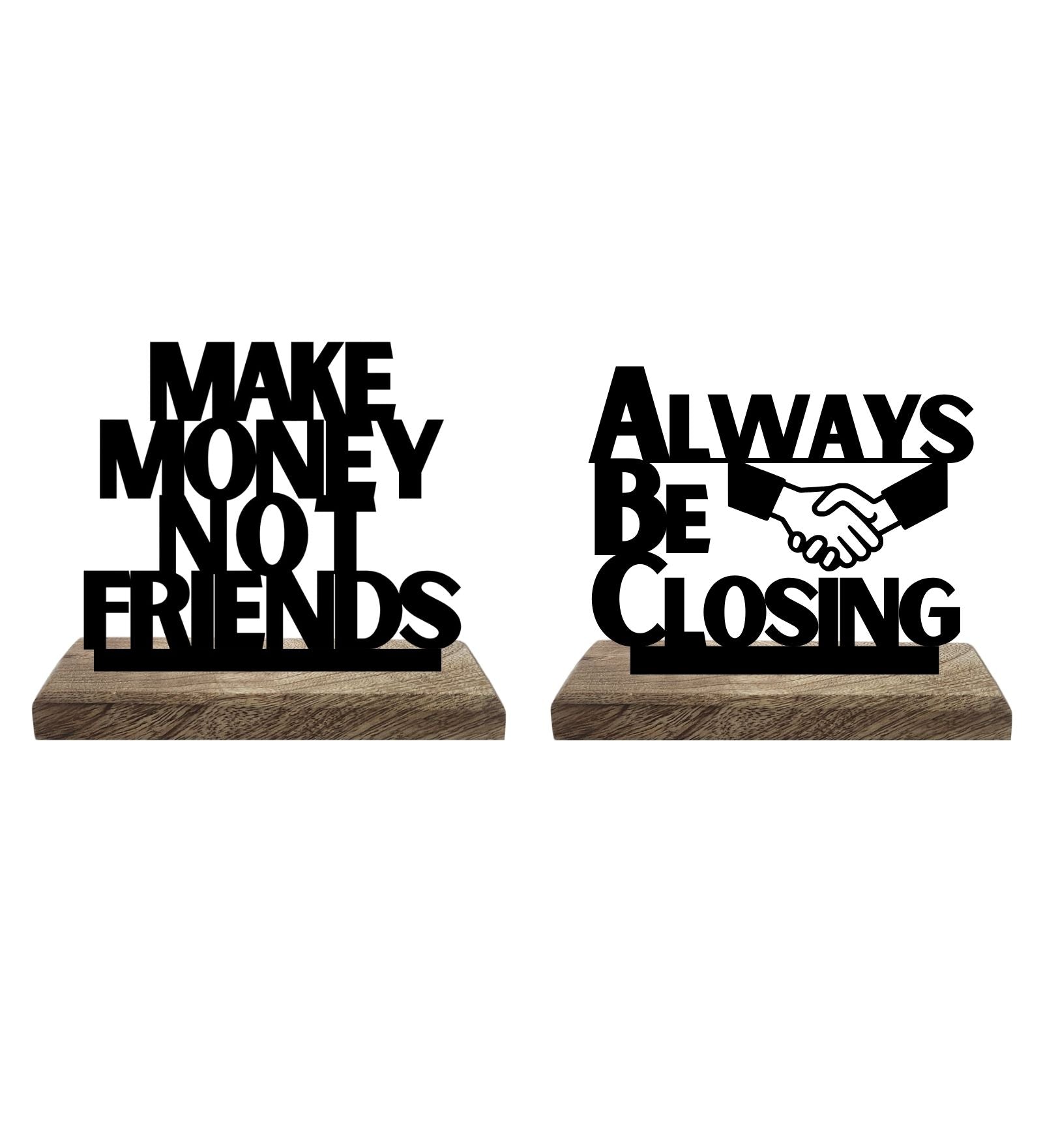 Profitable Connections Set of 2 Table Décor