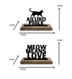 Ailurophile Set of 2 Table Décor