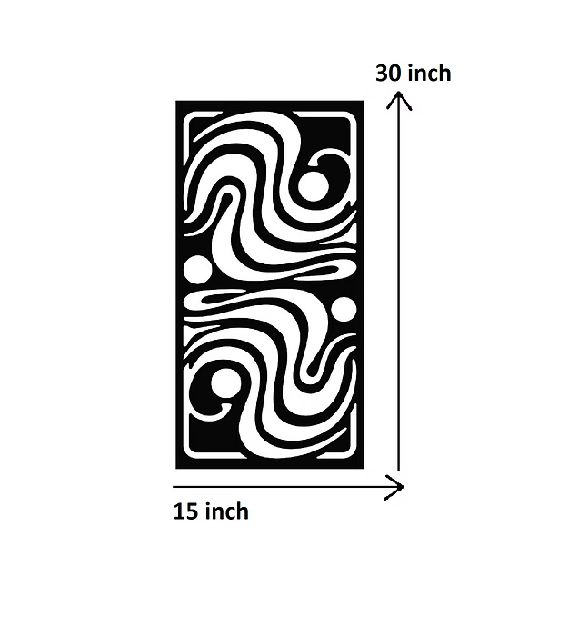 Rectangular Creative Pattern Panel