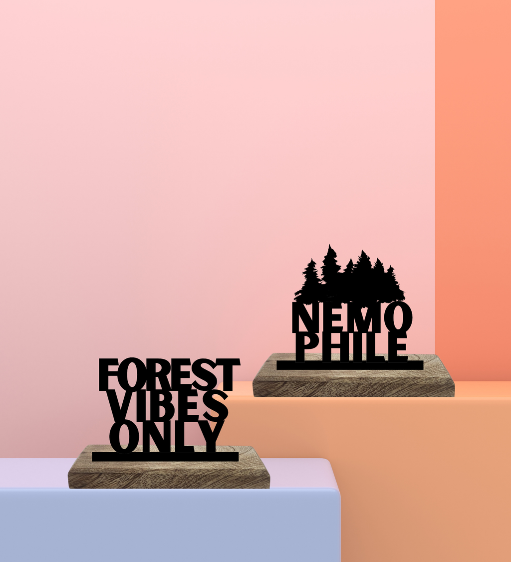 Nemophile Set of 2 Table Décor