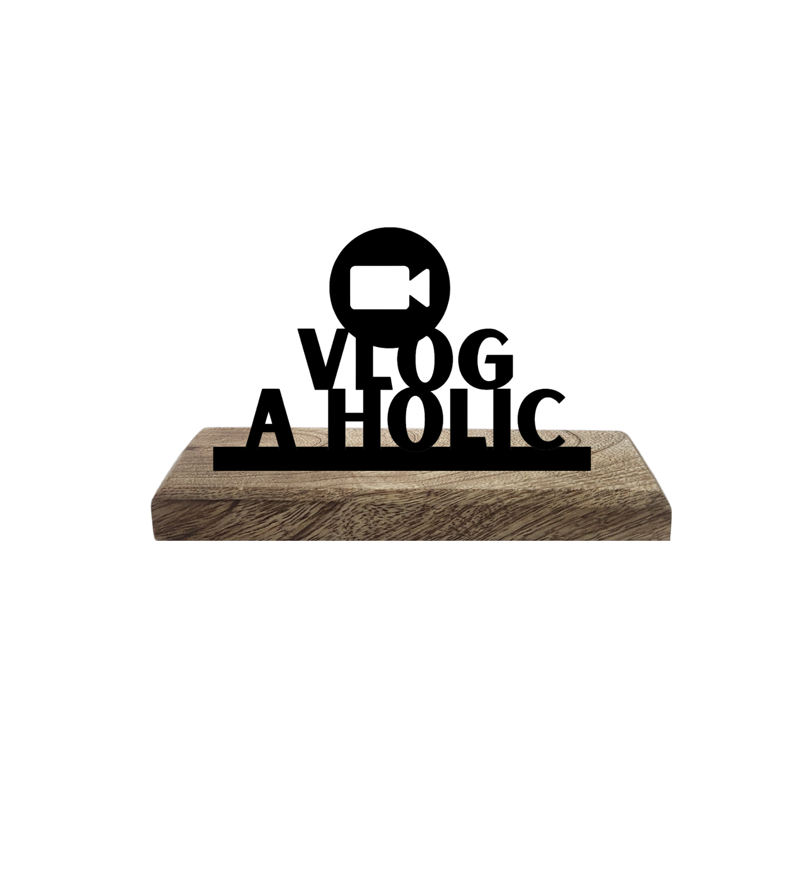 Vlog-a-holic Set of 2 Table Décor