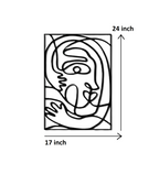 Abstract Cubist Face