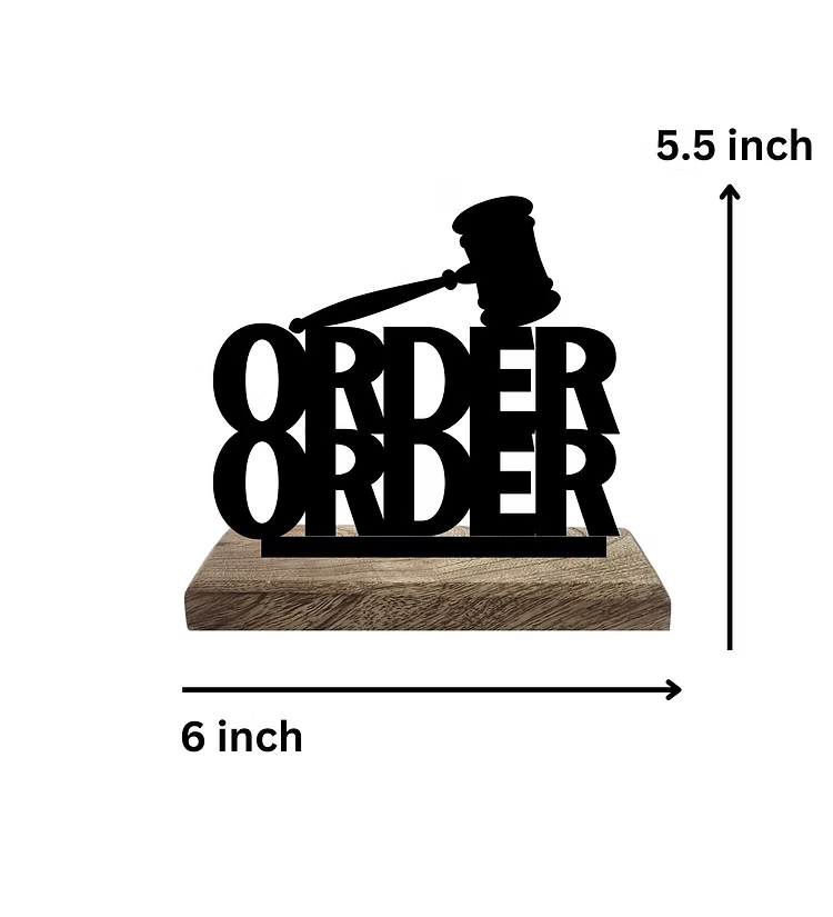Lawyer's Pride Set of 2 Table Décor