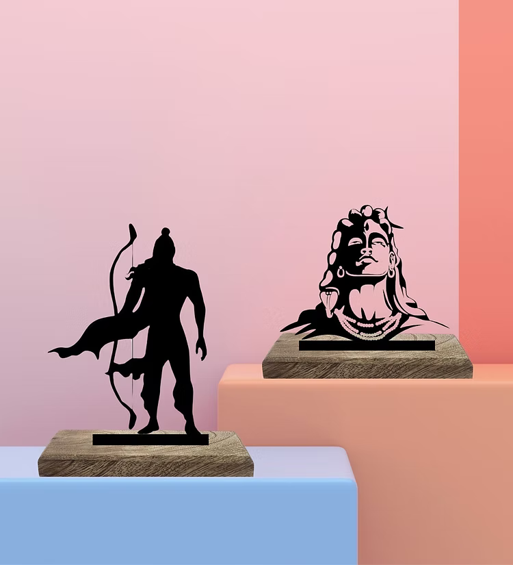 Divine Deities Set of 2 Table Décor
