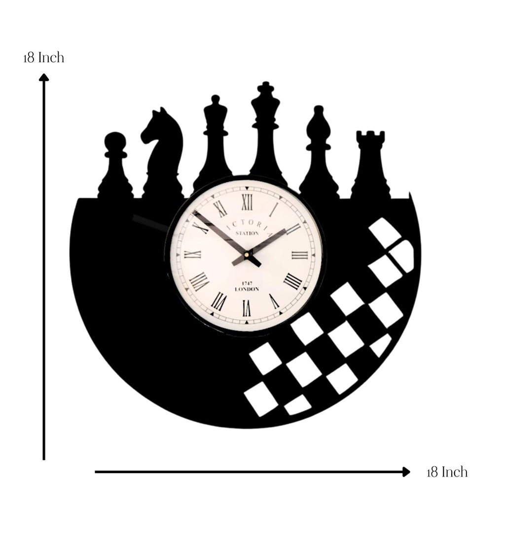 Chess Pieces Wall Clock