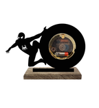Spiderman Black Table Clock