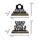 Photographer Set of 2 Table Décor