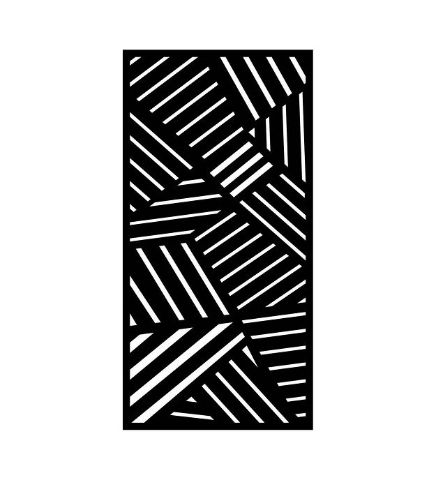 Rectangular Creative Pattern Panel