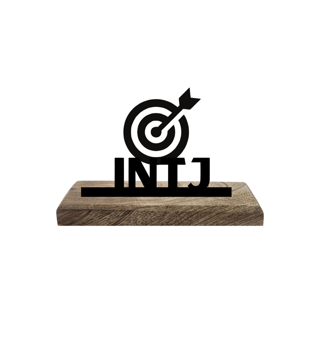 INTJ Myers Briggs Set of 2 Table Décor
