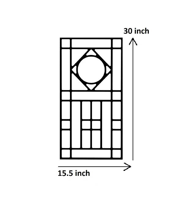 Rectangular Creative Pattern Panel