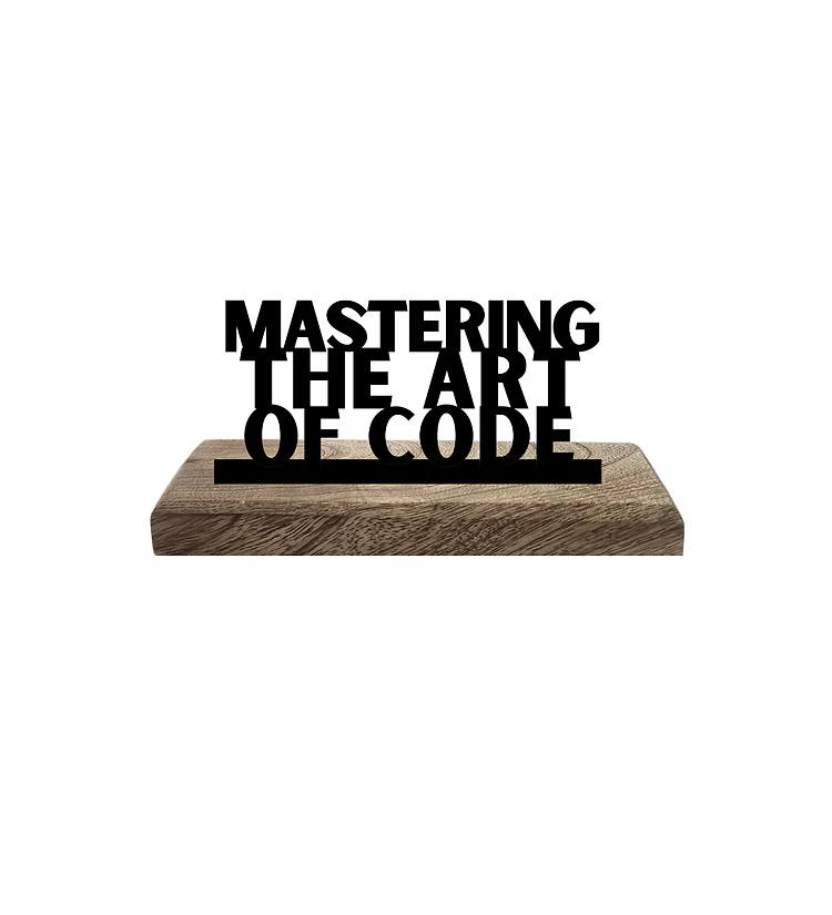 Code Ninja Set of 2 Table Décor