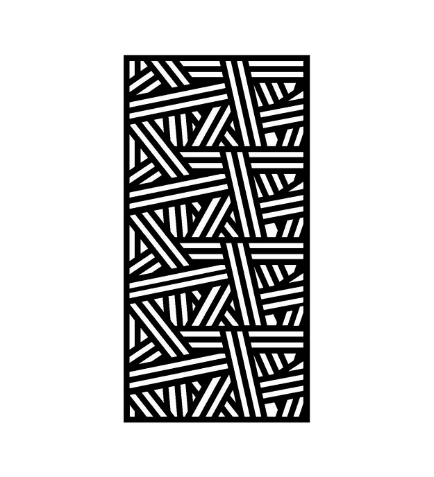 Rectangular Creative Pattern Panel