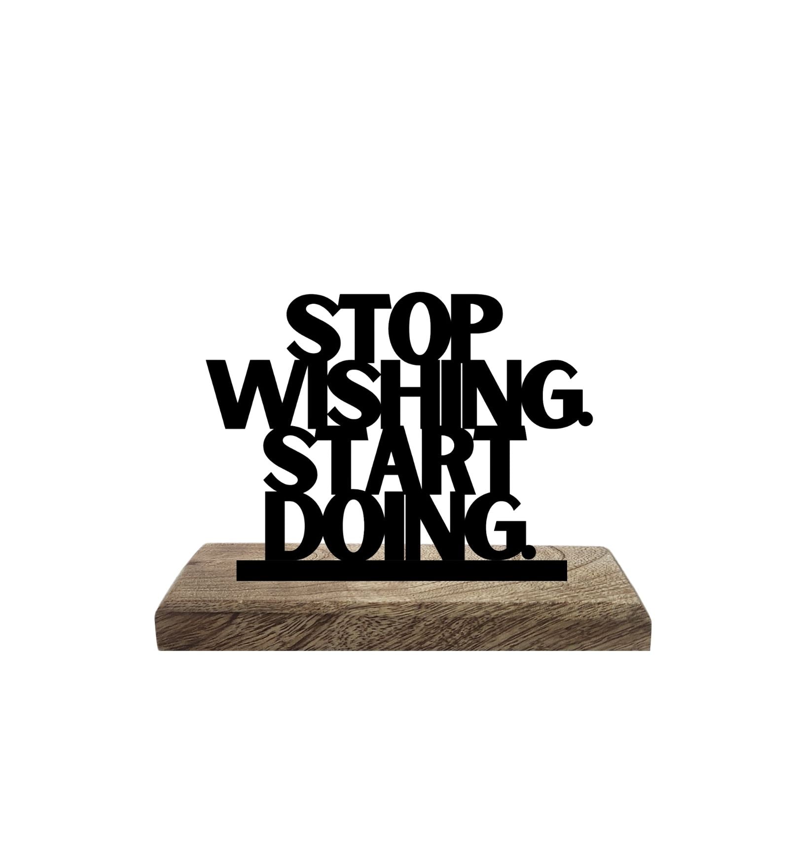 Do, Don't Flow Set of 2 Table Décor