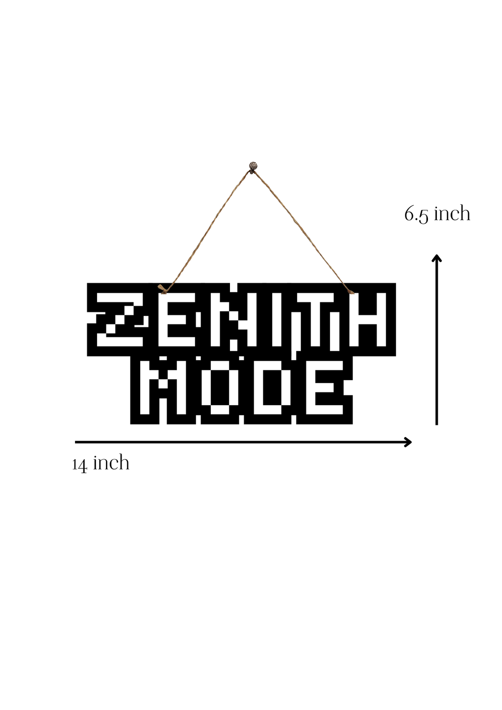 Zenith Mode Metal Hanging
