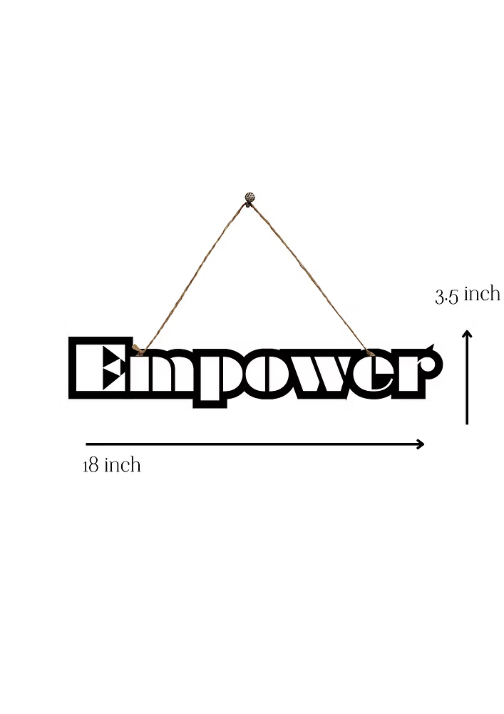 Empower Metal Hanging