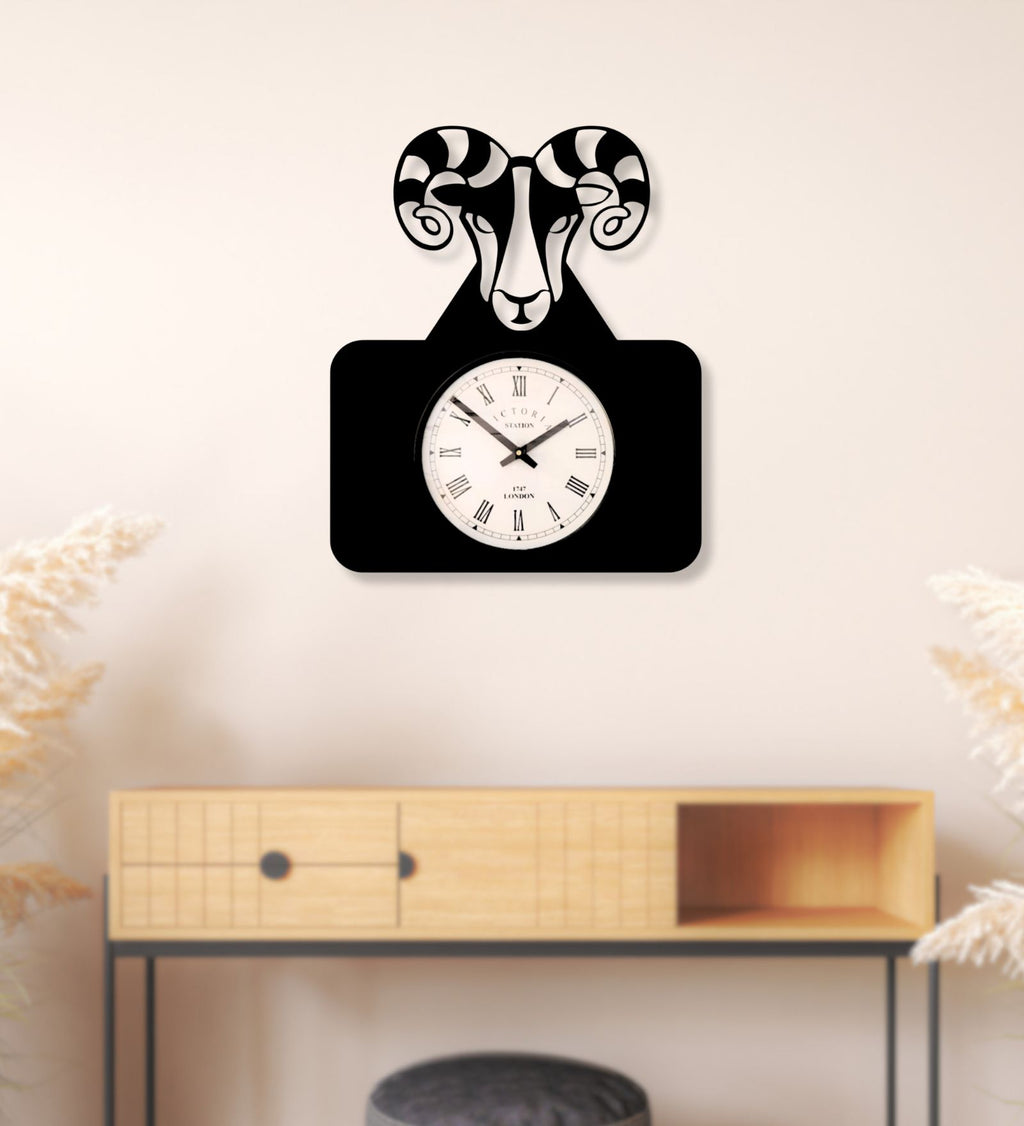 Aries Zodiac Wall Clock