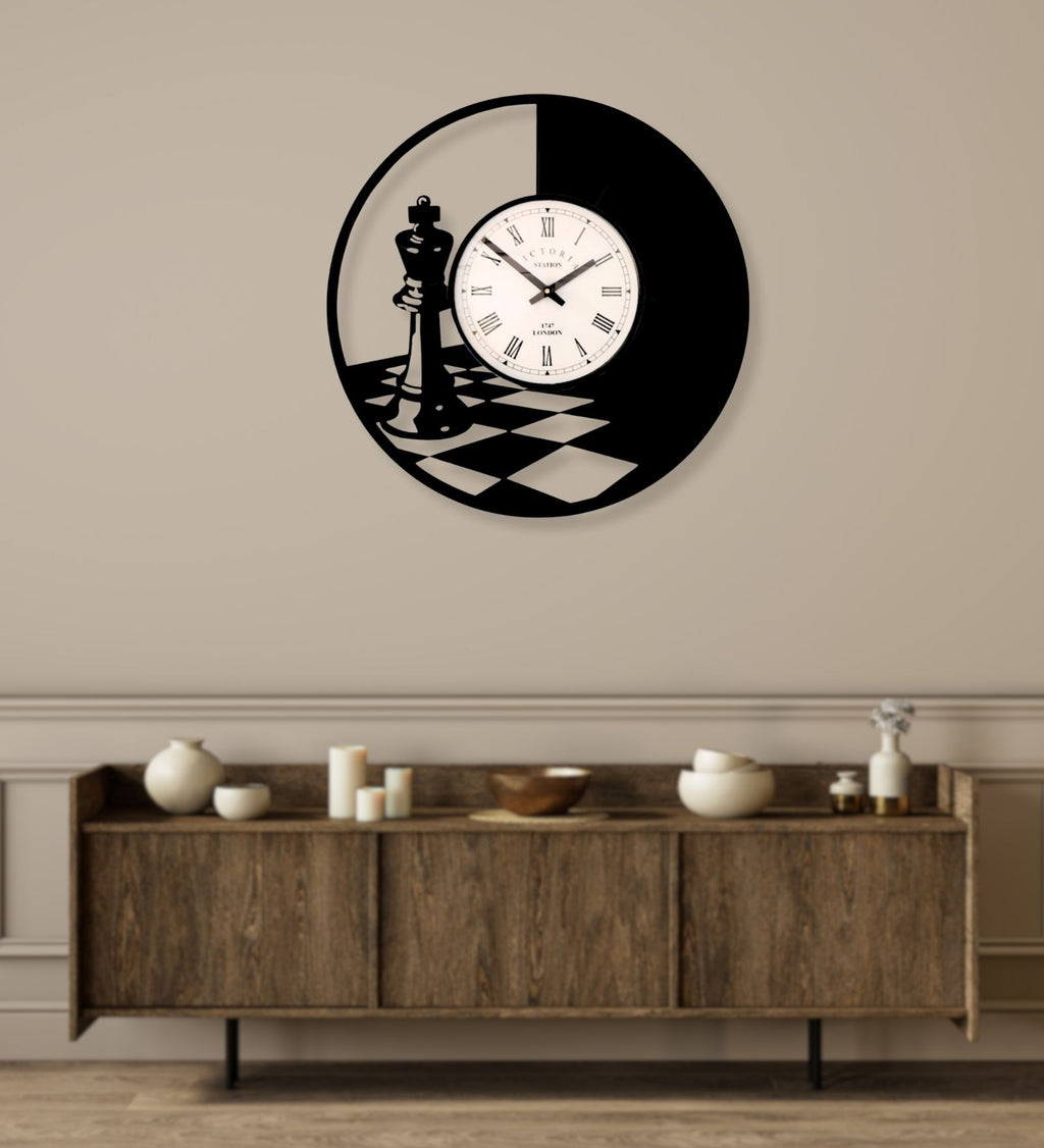 Chess King Wall Clock