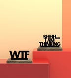 Contemplative Silence Set of 2 Table Décor