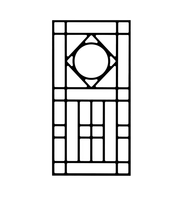 Rectangular Creative Pattern Panel