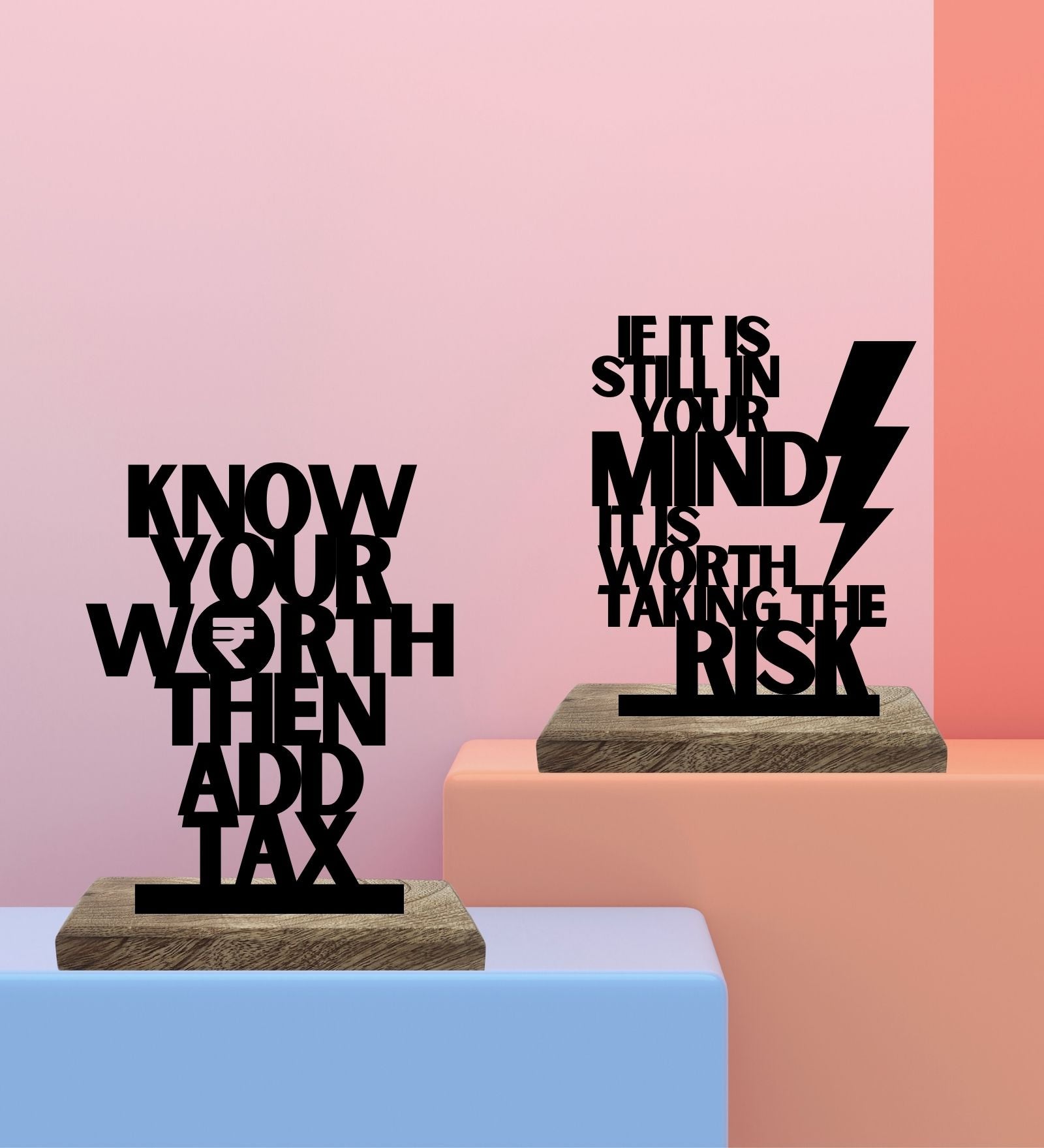 Valued Ventures Set of 2 Table Décor